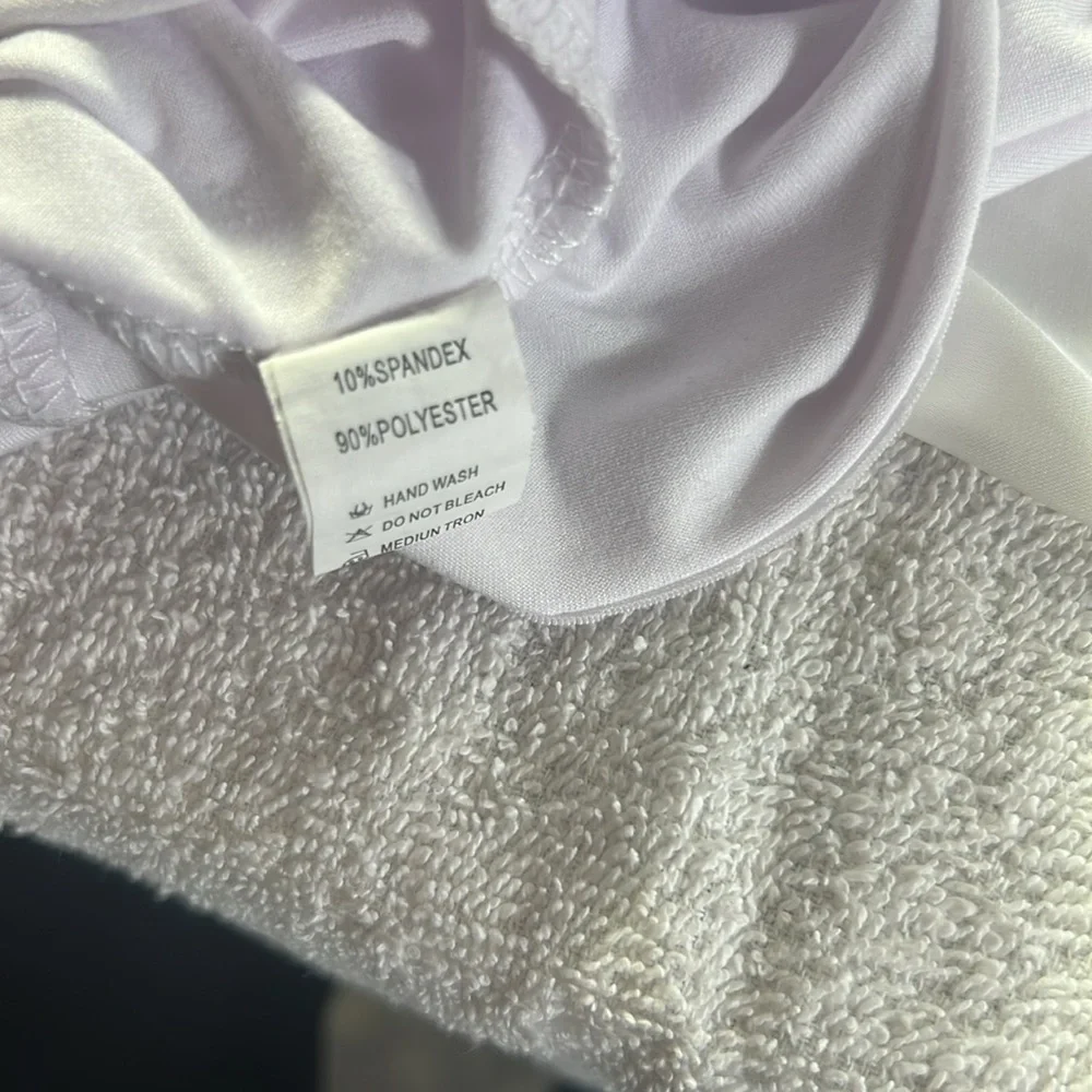 One-Shoulder White‎ Mini Dress Women’s Small